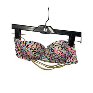Victoria's Secret strapless underwire bikini top women's size 32B